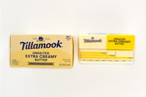 Tillamook butter box and slender sticks