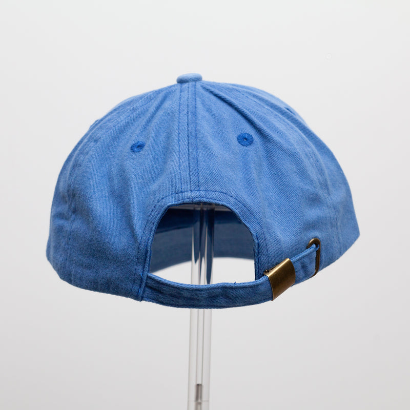 Dad Cap – Blue / Blue Embroidery, back view