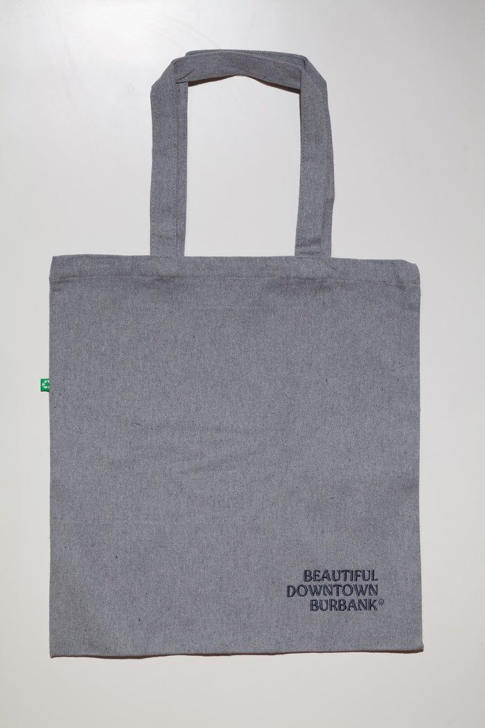 Classic Recycled Canvas Tote – Gray / Charcoal