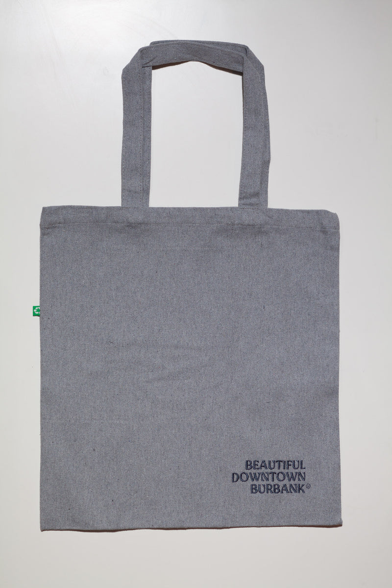 Classic Recycled Canvas Tote – Gray / Charcoal
