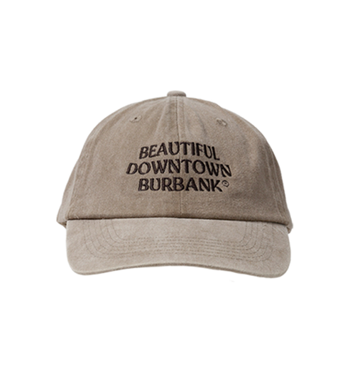 Dad Cap – Beige / Brown Embroidery