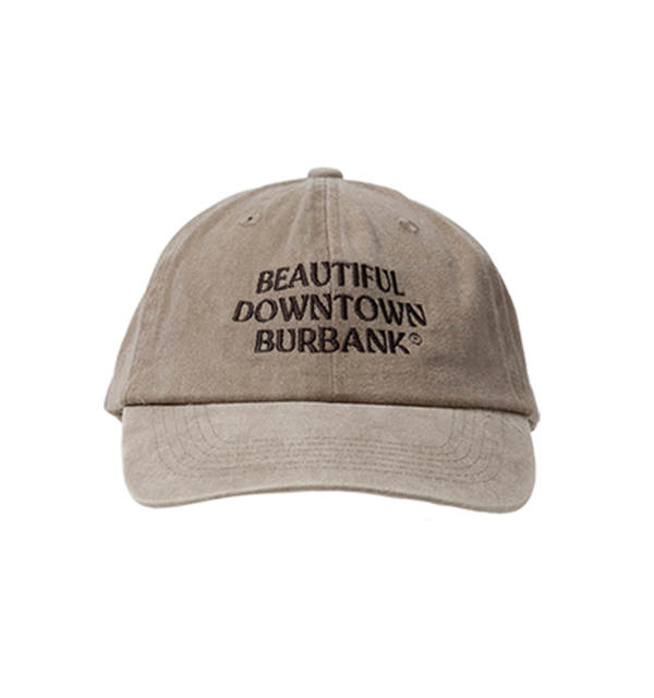 Dad Cap – Beige / Brown Embroidery