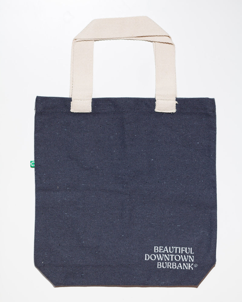 Recycled Canvas Gusset Tote, back view