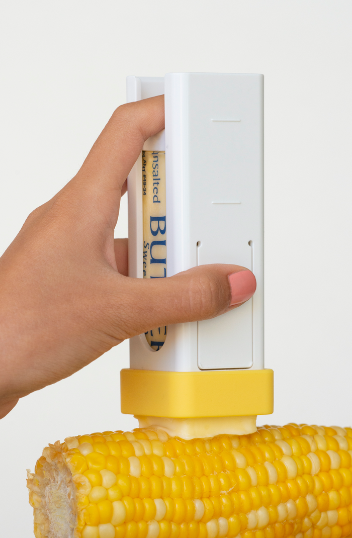 Buttering corn on the cob with The ButterBox™