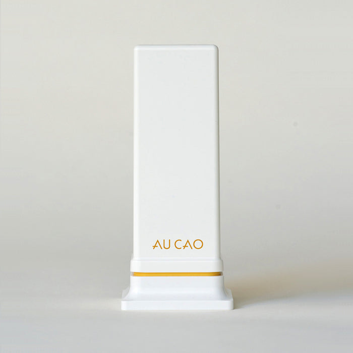 The ButterBox™ butter case and spreader, standing upright