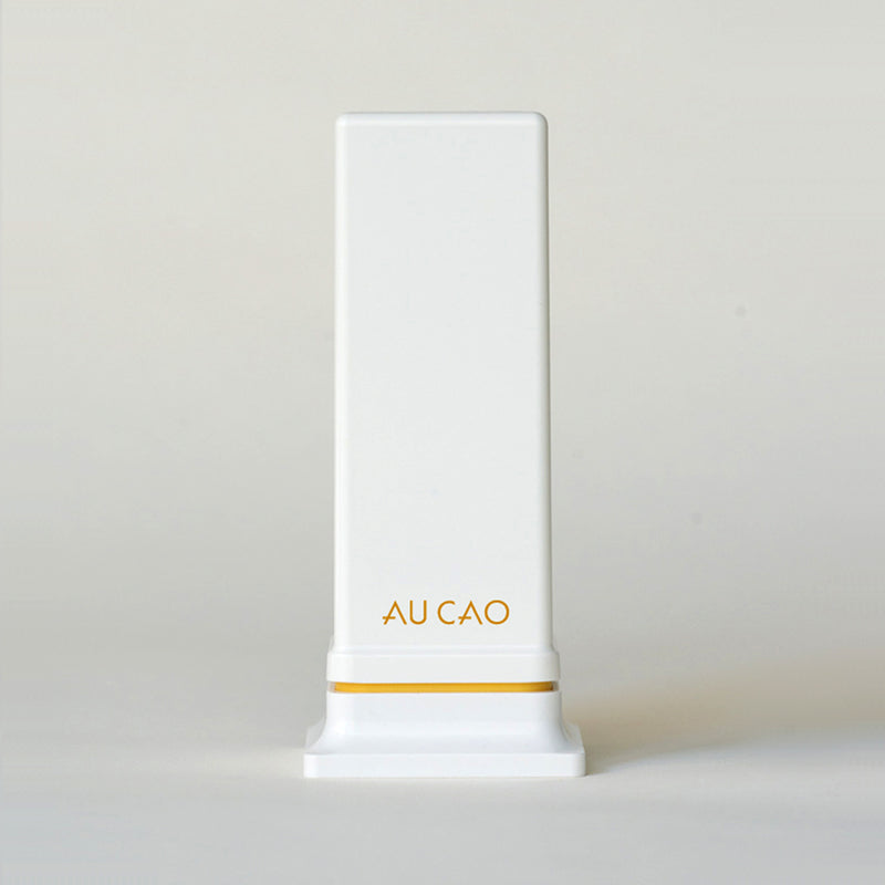 The ButterBox™ butter case and spreader, standing upright