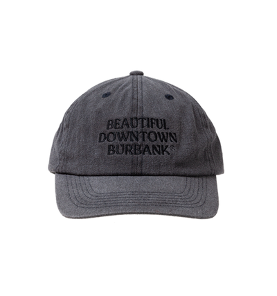 Dad Cap – Charcoal / Black Embroidery