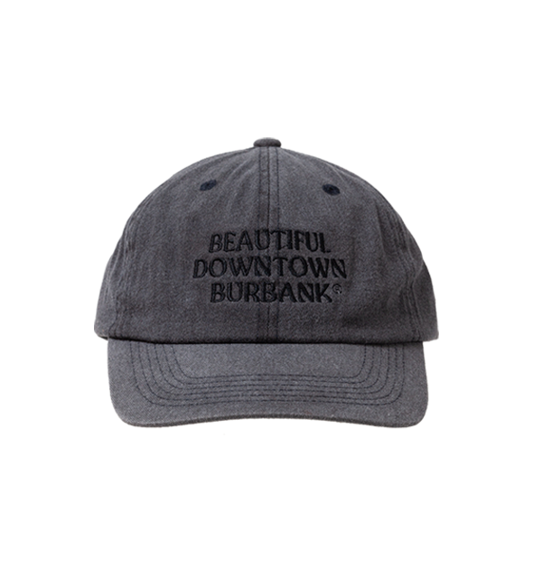 Dad Cap – Charcoal / Black Embroidery
