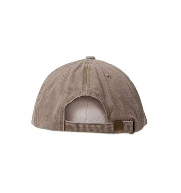 Dad Cap – Beige / Brown Embroidery