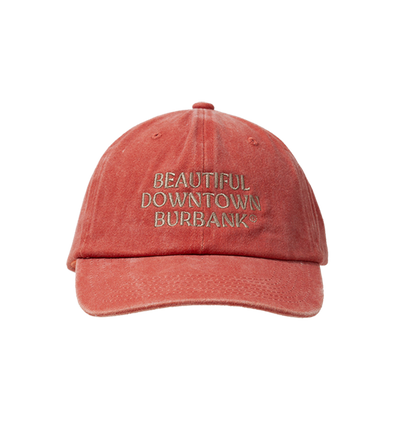 Dad Cap – Persimmon / Beige Embroidery