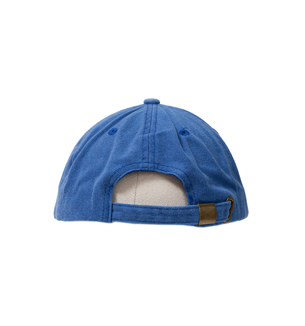 Dad Cap – Blue / Silver Embroidery, back view