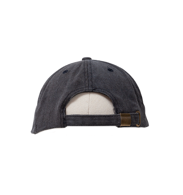 Dad Cap – Charcoal / Black Embroidery