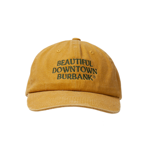 Dad Cap – Mustard / Green Embroidery
