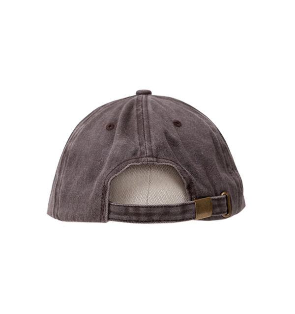 Dad Cap – Brown / Brown Embroidery, back view