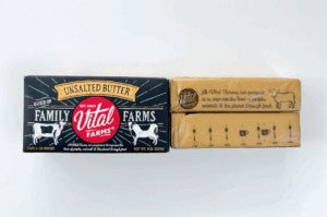 Vital Farms butter box and slender sticks